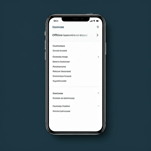 Mobile app chapter view